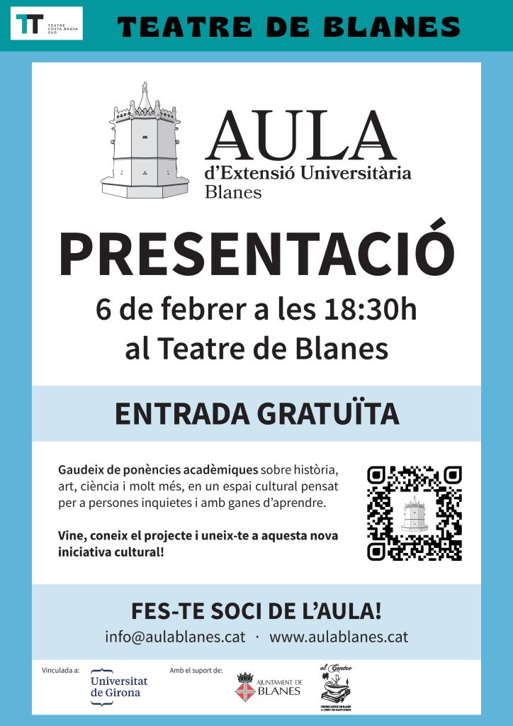 Salle D Extension Universitaire Blanes Pr Sentation Turisme Blanes